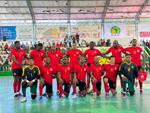 CAN Futsal 2026: Moçambique no Grupo de Egipto, Angola e Tanzania